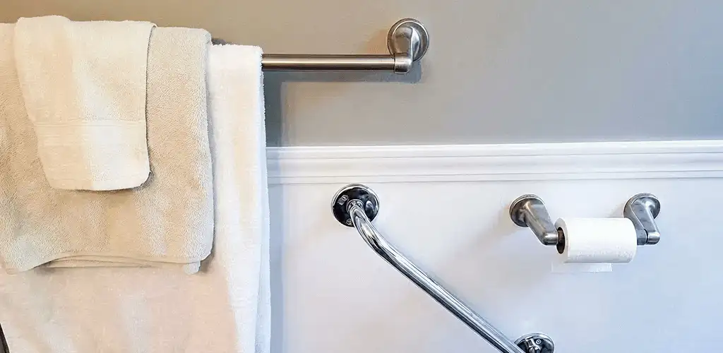 Bathroom grab bar installation for safety and accessibility in New Haven, CT