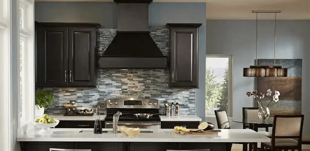 Kitchen cabinet painting and refinishing in a modern kitchen in New Haven, CT